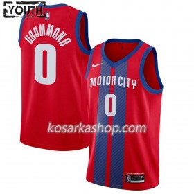 Dres Detroit Pistons Andre Drummond 0 Nike 2019-20 City Edition Swingman - Dječji